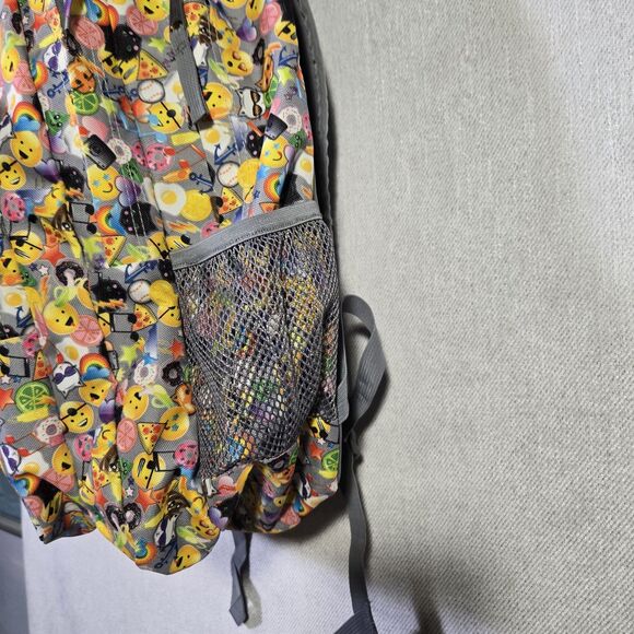 Jansport Trans Emoji Backpack School Multi Emoticon Laptop - Picture 3 of 11